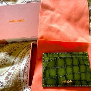 Cult Gaia Aleta Card Case- with box & cloth pouch!